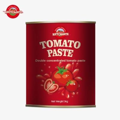 Chine Notre pâte de tomate en conserve de 3 kg répond aux normes de production établies par ISO HACCP BRC et FDA à vendre