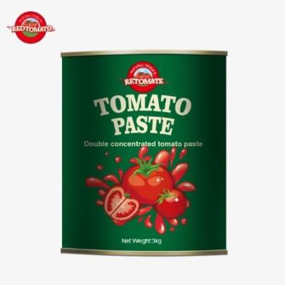 China Nuestra pasta de tomate enlatada de 3 kg cumple con los estándares de producción establecidos por ISO HACCP BRC y FDA en venta