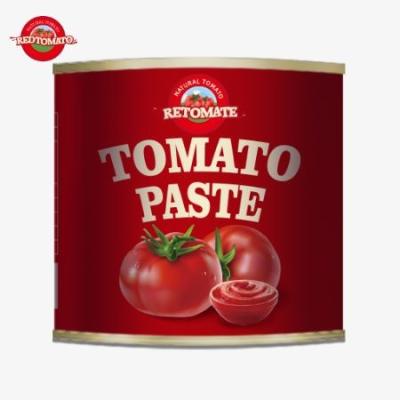 China 4500 g ingeblikte tomatenpasta voldoet aan ISO HACCP en BRC normen, evenals FDA productie normen Te koop