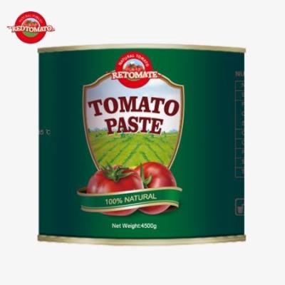 Chine 4500g de pâte de tomate en conserve répond aux normes ISO HACCP et aux règlements de production de la FDA à vendre