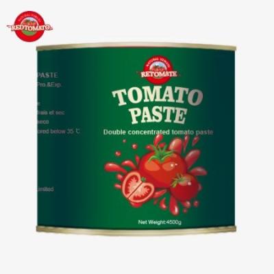 China 2024 New Arrival 4.5kg Easy Open Aseptic Organic Tomato Paste 28-30% Brix Double Concentration for sale