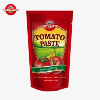 Κίνα Το 200g Stand-Up Sachet Of Tomato Paste συμμορφώνεται με τα πρότυπα ISO HACCP και BRC, διασφαλίζοντας τη συμμόρφωση των τιμών εργοστασίου προς πώληση