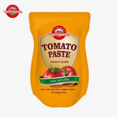 China Die 210g große Tomatenpaste entspricht den ISO HACCP BRC und FDA Standards zu verkaufen