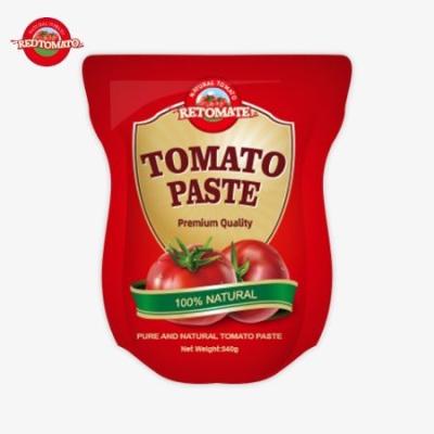 China De 340g rode tomatenpasta stand-up zak biedt beide gemak Te koop