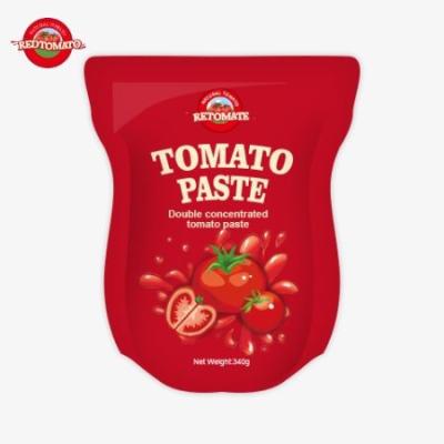 Κίνα Το 340g Stand-up Sachet Of Tomato Paste συμμορφώνεται με τα πρότυπα ISO HACCP και BRC για τις εργοστασιακές τιμές προς πώληση