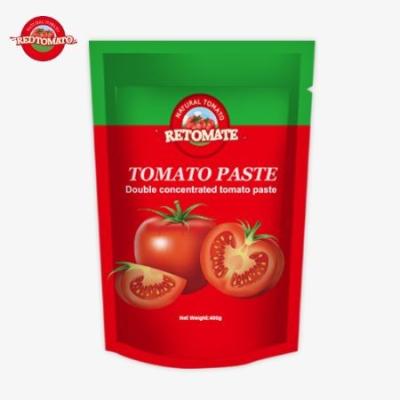 China 400g Stand-up-Tomatensäcke Paste bequem geschmackvoll und 30%-100% rein zu verkaufen