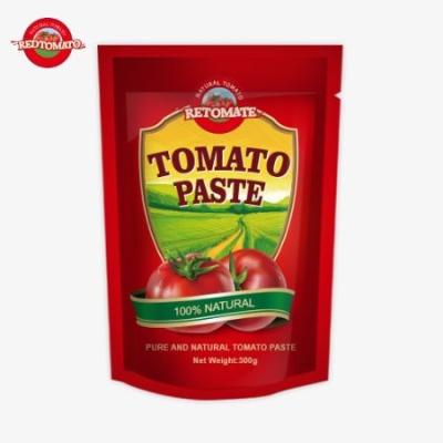 China La bolsa de pasta de tomate de 500 gramos proporciona un embalaje conveniente y un sabor delicioso en venta