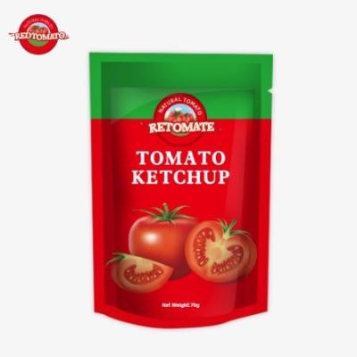 China 70g Ketchup Sachet reiner natürlicher Geschmack China Factory produzieren günstiger Preis zu verkaufen