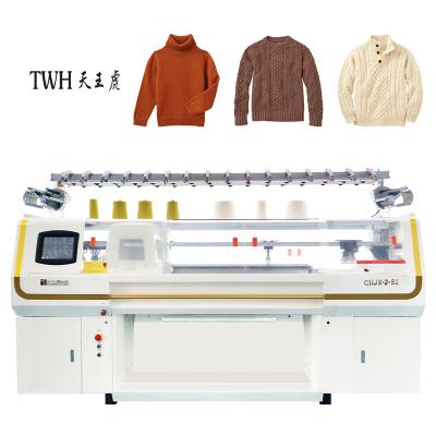 China Custom Computer Collar Knitting Machine Flat Digital Garment Shops Flat Double System for sale