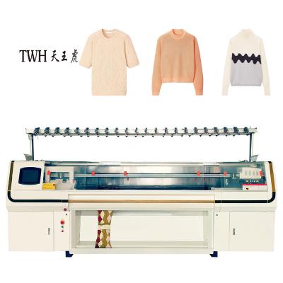 China Double Carriage Automatic Knitting Machine 100 Inch Single System School Sweater for sale