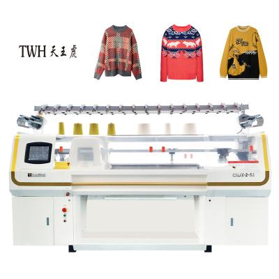 China Jacquard Computerized Knitting Machine Rib Cuff Flat Textile for sale