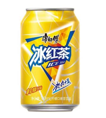 China Hot Selling Master Kong Sugar Free Lemon Yellow Canned Flavor Iced Red Tea 1x300mlx24 for sale