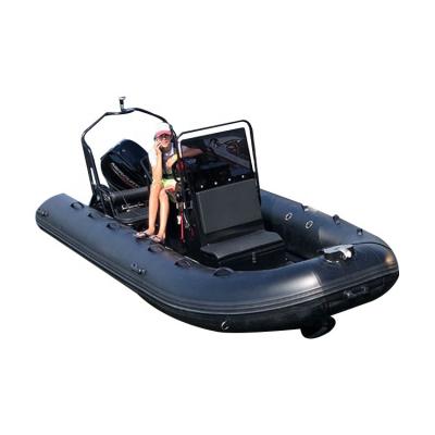 China Hot Sale 17feet Aluminum Rigid Inflatable Boat Aluminum Speed ​​Boat for sale