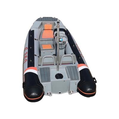 China Water Entertainment 11 Feet RIB360 V Fishing Boat Parsun Outdoor Small Deep Boats Fishing Boat for sale