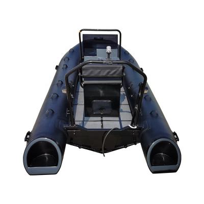 China RIB480 V Fishing Boat Rowing Boat Aluminum Outboard Motor Deep Yacht for sale