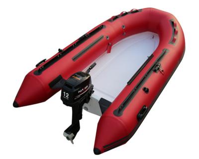 China 10.83feet RIB330 Fiberglass Rib Rigid Inflatable Boat Recreational Boat for sale