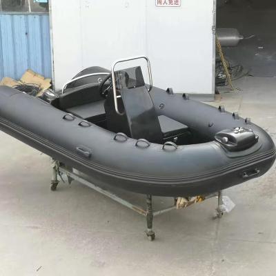 China 11.81Feet RIB360 Deep Speed ​​Fiberglass Fiberglass Rib Boat V Speed ​​Luxury Inflatable Fishing Boats for sale