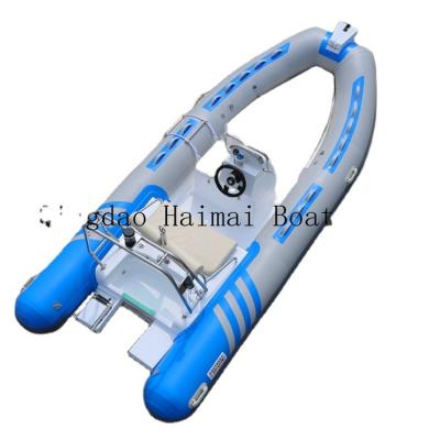 China Fiberglass 15.7feet 4.8m Sea Fishing Boat Lake Rowing Boatt Inflatable Boat Panga Hypalon Angli for sale