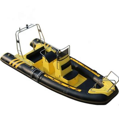 China Fiberglass 19 Feet RIB580 Fiberglass Fishing Boat Speed ​​Boat Rescue Boat for sale