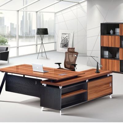 China Wholesale Modern And Eco-friendly Executive Table Wooden Factory Furniture Office Desk Boss Table for sale