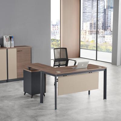 China Competitive Multifunctional Cheap Price L Shape Home Use Office Table for sale