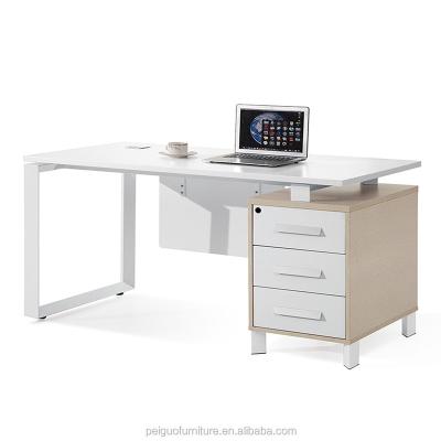 China Office White Exterior Modern Executive Office Wood Desk for sale