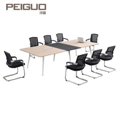 China Modern high quality made in china modern design 10 seater wooden conference room meeting table for sale