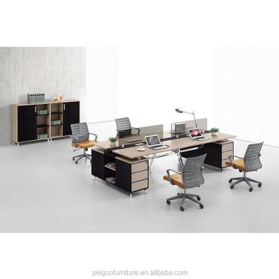 China Modern PANEL Office Staff Table Staff Office Worksatation for sale