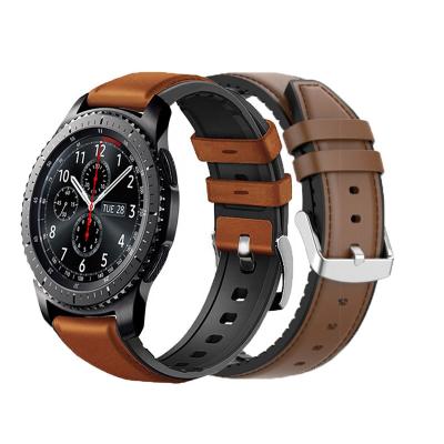 China 2022 New Luxury Watch Feeling Leather Strap For Huawei Watch GT 2 42mm, Samsung Gear S2 Classic for sale