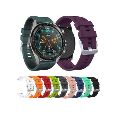 China Bulk Order Water Resistant Rubber Watch For Huawei Watch Gt/gt2 46mm/samsung Speed ​​S3 /amazfit 47mm gtr for sale