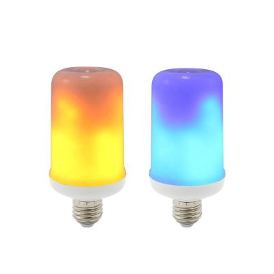 China 85-265V E27 99LEDs Bar Flame Light Gravity Sensor LED Flame Effect Lamp Bulb Illumination Party Decor Blink Breathing Lamps for sale