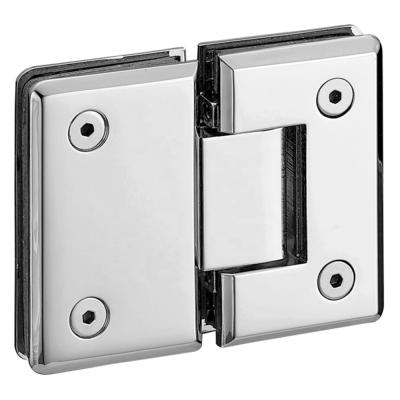 China 180 Degree Easy Installation Bevel Shower Edge Heavy Duty Bathroom Door Spring Glass Hinge for sale