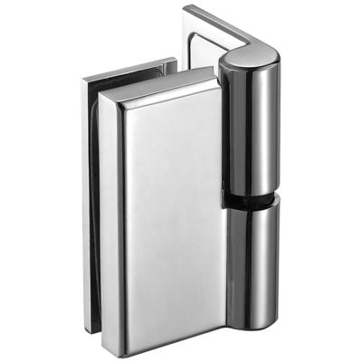 China Easy Installation Heavy Duty Satin Brass Shower Glass Door 90 Degree Wall To Glass Lift Hinge For Bathroom Doors for sale