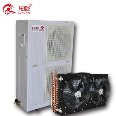 China Car Split Heat Pump Dryer Hot Air Source Water Heater Dryer For Medicine, Wood, Fruit, Seafood, Meat, Outdoor Fruit And Indoor Unit for sale