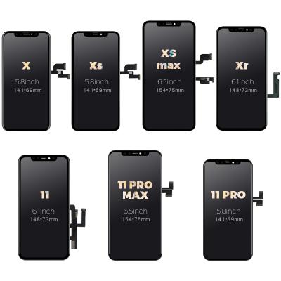 China Professional Advance The Industry Manufacturer Mobile Phone X/max xr/xs/xs LCD Display Screen For Iphone X X/xr/xs/max xs Display for sale