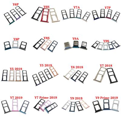 China Wholesale High Quality Plastic+Metal P8 P9 P10 P20 P30 P40 Lite SIM Card Tray Phone Parts for Huawei for sale