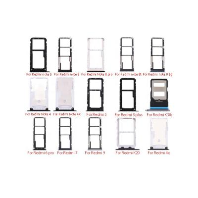 China Wholesale Plastic+Metal SIM Card Tray Phone Parts high quality for xiaomi for redmi for sale