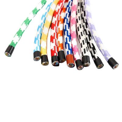 China 0.75mm Braided Textile Polyester Copper Wire Cloth Coated Over Lighting Cable for sale