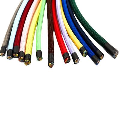 China Aerial Braiding Cable Insulated Wire Rubber Fiberglass 450/750v Tinned Silicone Jacket Copper House Standard Copper Wire Cables for sale