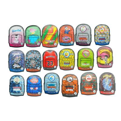 China Recyclable Roxyrolla Wholesale Custom Superior Backpack Boys Mylar Bags Matt Black Small Mylar Comic Book Bags Shaped Mylar Bags Cereal for sale