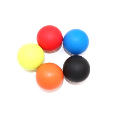 China Whole Sale Comfortable Massage Ball Customized Semi Silicone Fitness Muscle Therapy Massager Massage Yoga Ball With Pump for sale