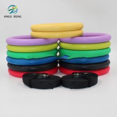 China Hot Yoga Pilates Yoga Fitness ABS Gym Gymnastic Rings for sale