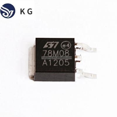 China New original L78M08 electronic components Three-terminal V-motor spot MOS FET standard L78M08 N-channel 78M08 TO-252 for sale