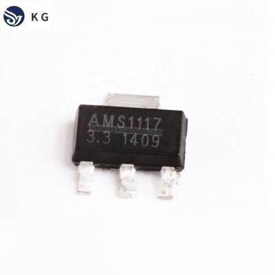 China AMS1117-3.3V Electronic Components AMS SOT-223 Three-terminal V-Motor Spot MOS FET Standard New Original AMS1117 N-Channel for sale