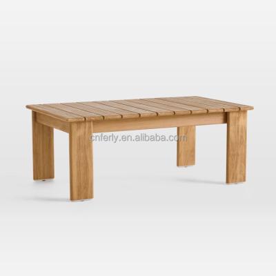 China Modern Modern Outdoor Sofa Set Wide Armrest Solid Garden Furniture Teak Wood for sale