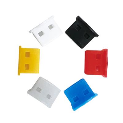 China For USB Female End Type To A Left Dust Plug Cover USB Dust Plug Custom Packing (White&Yellow&Red&Green&Blue&Black) for sale