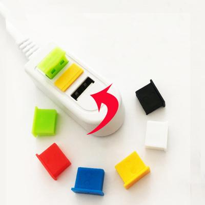 China For USB female end left plastic dust cover socket usb interface dust cap for sale