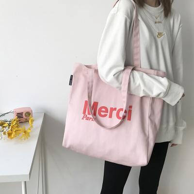 China High Quality Multicolor Eco-Friendly Foldable Tote Bags Shopping Gift Bag Eco Cotton Canvas Handbags Women Men Bag for sale