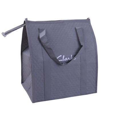 China Therm-O-Pack Grocery Food Delivery Large Insulated Soft Insulated Non Woven Lunch Picnic Cooler Tote Bag for sale