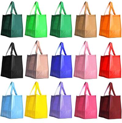 China Eco Friendly Recyclable Super Strong Nonwoven Grocery Tote Shopping Bag For Extra Large Goods Shopping And Gift for sale